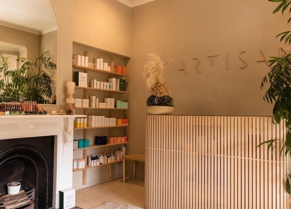 Artisan Skin — luxury beauty spa warm ambient lighting