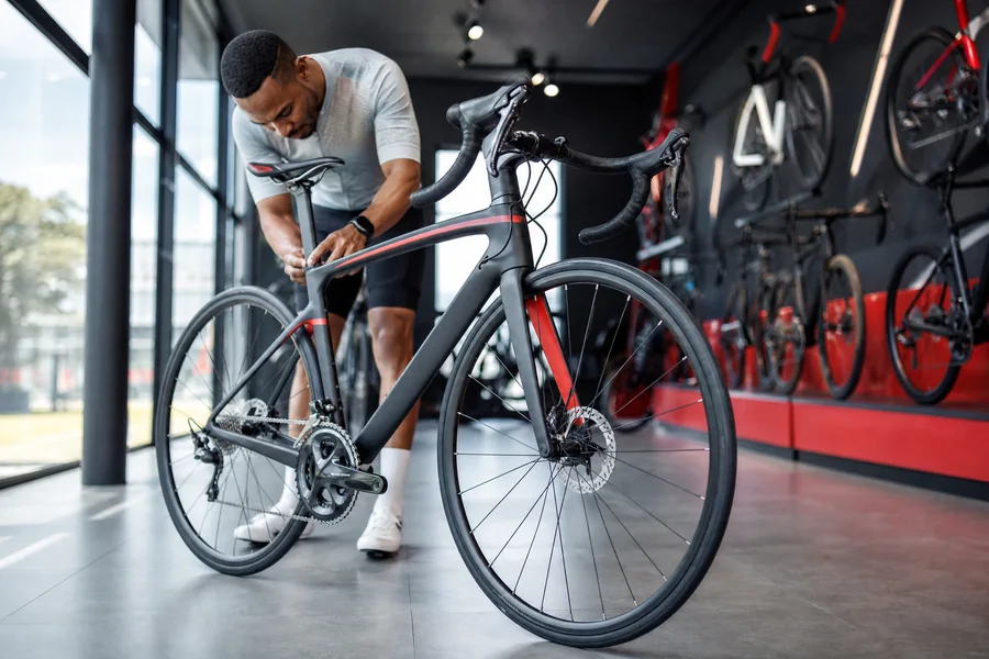 Olympic Cycles paid-search campaign image featuring athletic footwear