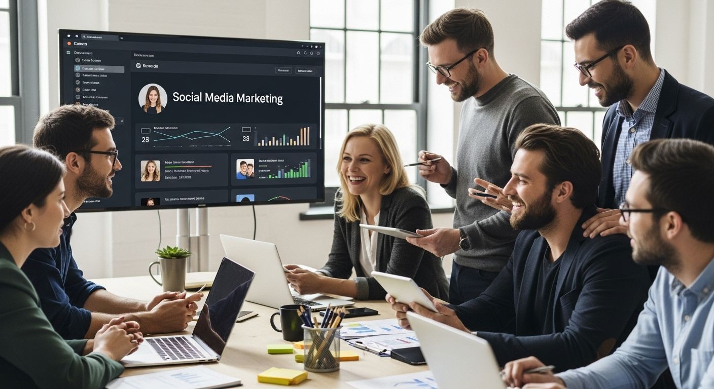 social media marketing teamwork