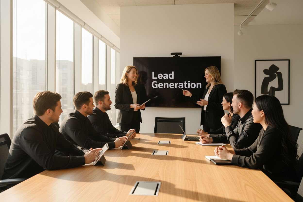 lead generation teamwork photo