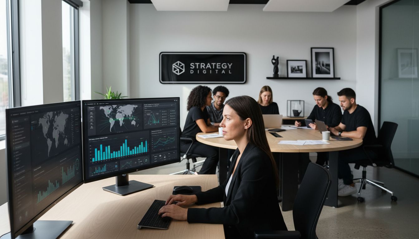 digital marketing workspace